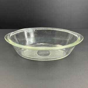 Vintage Glasbake 1 Qt #J235 Oval‎ Glass Casserole Baking Dish No Lid